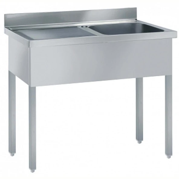 Electrolux Professional Tek Evyeli Tezgah (500x500 Mm), Damlalık Solda - 1200 Mm SL12SN ürün görseli 1