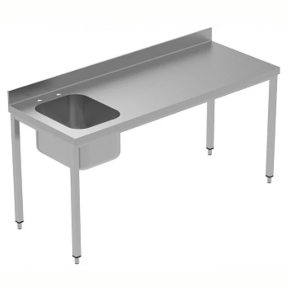 Electrolux Professional Özel Şef Çalışma Tezgahı, Tek Evyeli (solda), 100 Mm Sırtlı - 1800 Mm, Plus GTL1810SXE ürün görseli 1