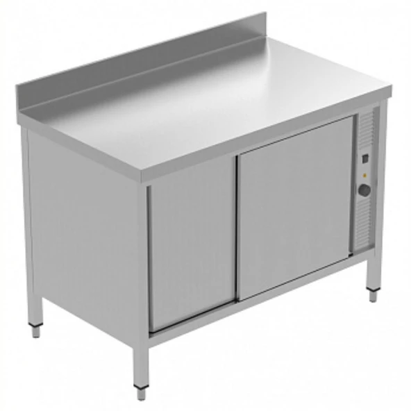 Electrolux Professional Sıcaklık Dolabı, 1 Ara Raf Ve 2 Kayar Kapılı, Fanlı Isıtma, Sırtlı - 1200 Mm, Plus GTC1210E ürün görseli 1