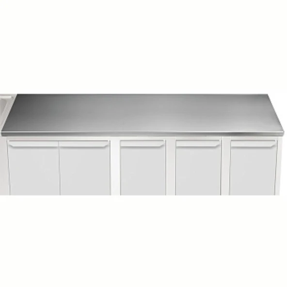 Electrolux Professional Üst Tabla, Sırtsız, 1900 Mm, 1,5 Mm Kalınlıkta Üst Tabla 18 Mm Kalınlığında Ses Sönümlendirici Malzeme Ve Ayrıca 2 Paslanmaz Kayıtla Güçlendirilmiştir - Modular Line TPLA19 ürün görseli 1