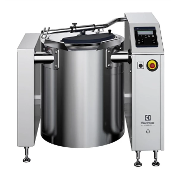 Electrolux Professional Elektrikli Kaynatma Kazanı, Variomix 100 Lt, Ayaklı, Kapaklı, Gıda Sensörlü, Otomatik Su Doldurma Ve Seviye Kontrollü. Y=600 SM6V100F ürün görseli 1