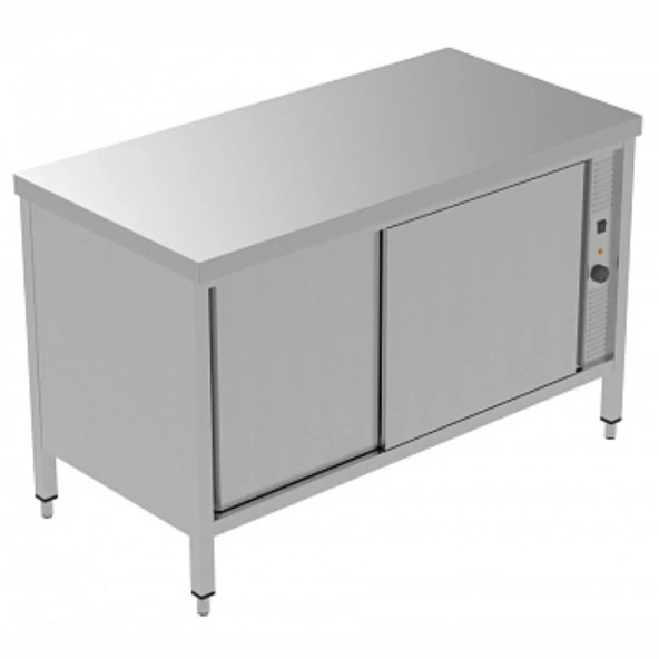 Electrolux Professional Sıcaklık Dolabı, 1 Ara Raf Ve 4 Kayar Kapılı, Fanlı Isıtma, Sırtsız - 1400 Mm, Plus GTCD1400E ürün görseli 1