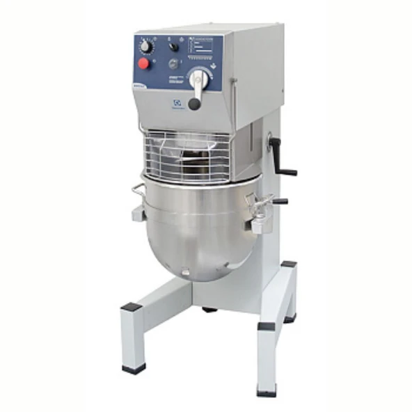 Electrolux Professional 60 Lt Planet Mikser, 10 Kademeli Mekanik Hız Ayarı 20-160 Rpm, Timer; S/s Kazan, Spiral Hamur Kancası, Palet Ve Çırpma Teli; Kap.: BMX60B3 ürün görseli 1