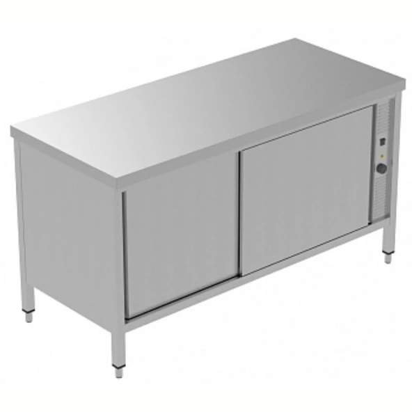Electrolux Professional Sıcaklık Dolabı, 1 Ara Raf Ve 2 Kayar Kapılı, Fanlı Isıtma, Sırtsız - 1600 Mm, Plus GTC1600E ürün görseli 1
