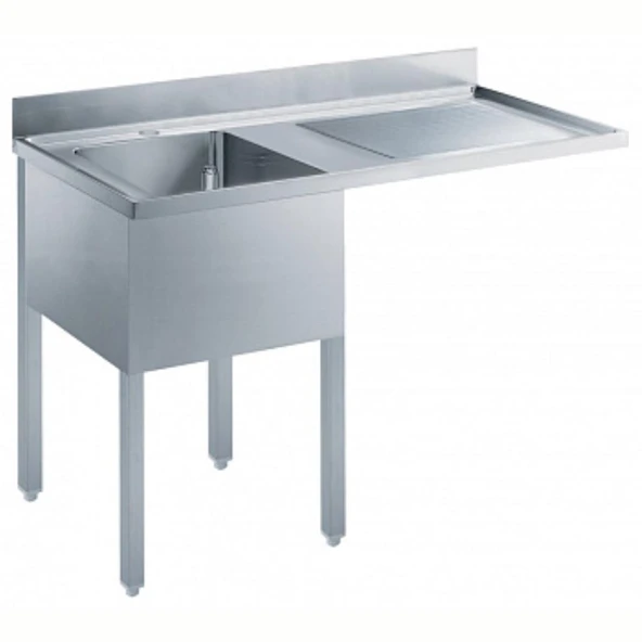 Electrolux Professional Tezgahaltı Bulaşık Makinesi İçin Tezgah, 1 Evyeli (600x500 Mm), Damlalık Sağda - 1400 Mm ESBD1417R ürün görseli 1