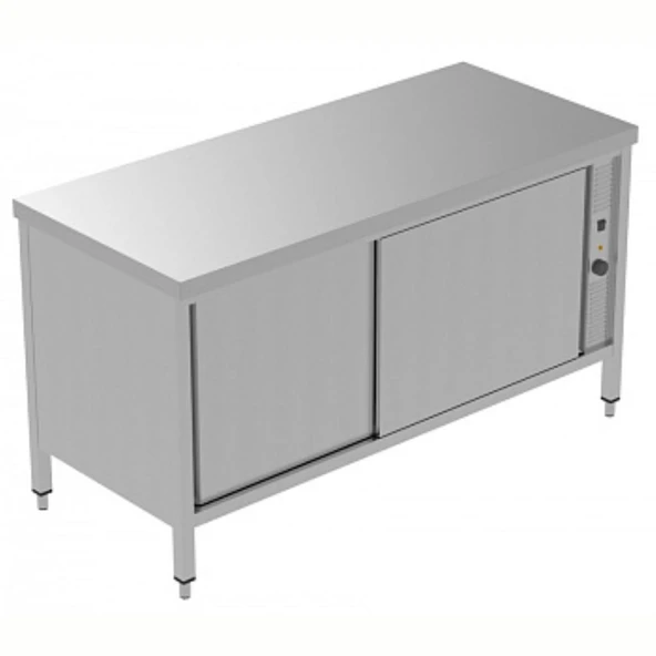 Electrolux Professional Sıcaklık Dolabı, 1 Ara Raf Ve 4 Kayar Kapılı, Fanlı Isıtma, Sırtsız - 1600 Mm, Plus GTCD1600E ürün görseli 1