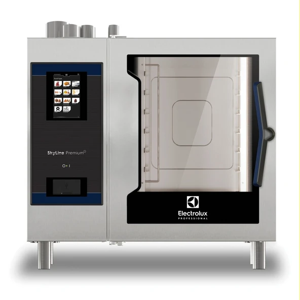 Electrolux Professional ECOG61T3G3L Skylıne Premıums Oven 6 Gn 1/1 - Gas - 3-glass - Left Hınged Door ,229799 ürün görseli 1