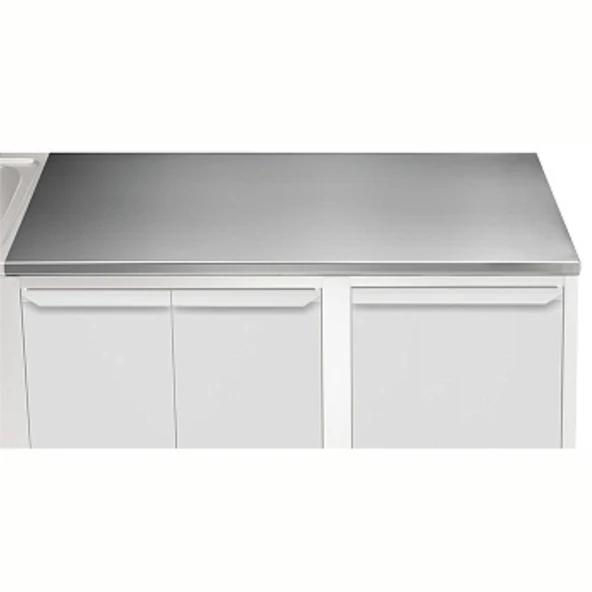 Electrolux Professional Üst Tabla, Sırtsız, 1300 Mm, 1,5 Mm Kalınlıkta Üst Tabla 18 Mm Kalınlığında Ses Sönümlendirici Malzeme Ve Ayrıca 2 Paslanmaz Kayıtla Güçlendirilmiştir - Modular Line TPLA13 ürün görseli 1
