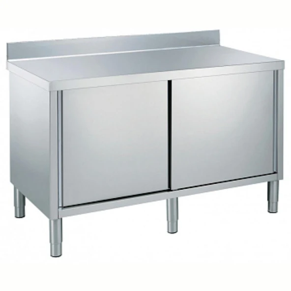Electrolux Professional Dolaplı Çalışma Tezgahı, 100 Mm Sırtlı - 1600 Mm MS1617N ürün görseli 1
