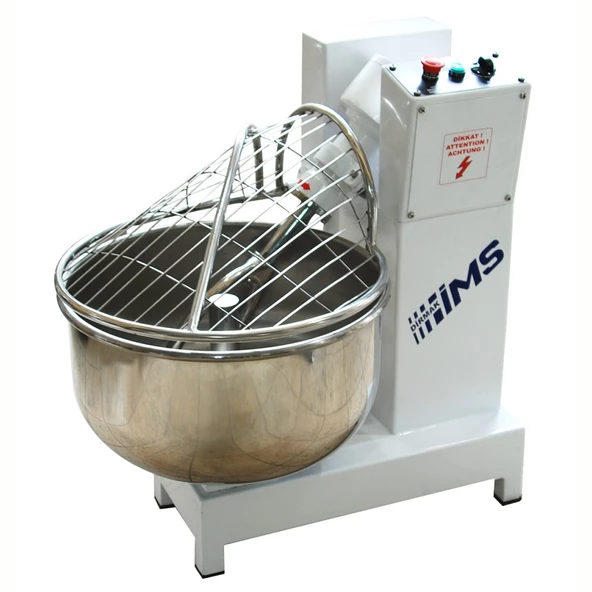 Dirmak PET 50  Çatallı Tip Hamur Yoğurma Makinası 50 Lt Kazan 20 Kg Un Kapasiteli Tek Devirli 380v/3p/50hz ürün görseli 1