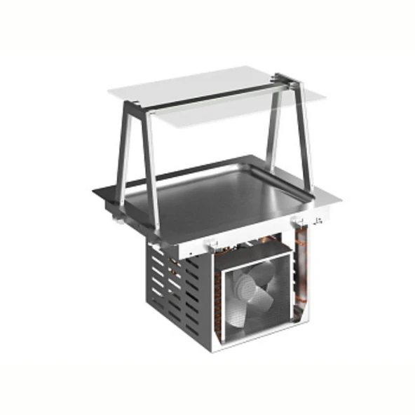 Electrolux Professional (2 Gn Tepsi Kapasiteli), Led Aydınlatmalı A Tipi Üst Raf D14C2O ürün görseli 1