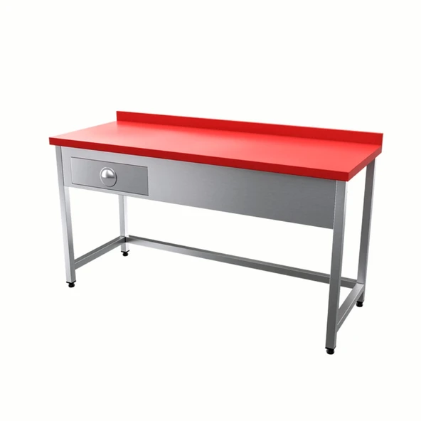 Vital  VCT-PC-146 Çalışma Tezgahı Polietilen Tablalı Çekmeceli ürün görseli 1