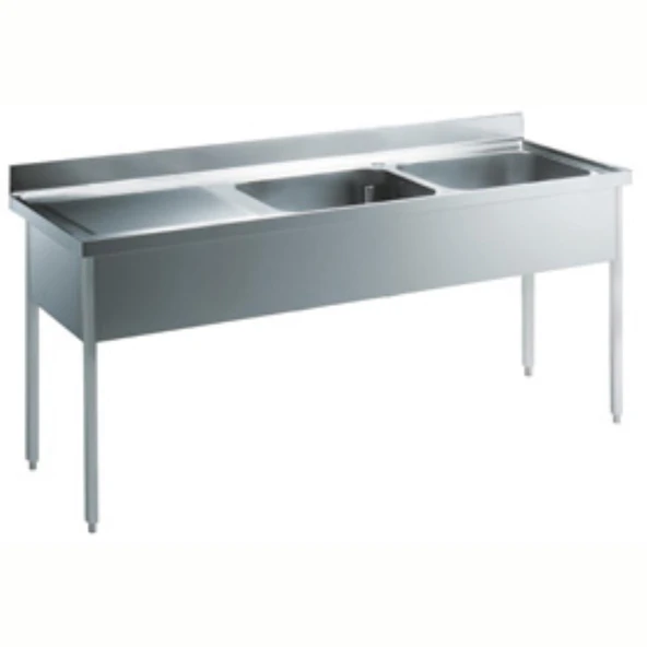 Electrolux Professional 2 Evyeli Tezgah (500x500 Mm), Damlalık Solda - 1800 Mm SL218SN ürün görseli 1