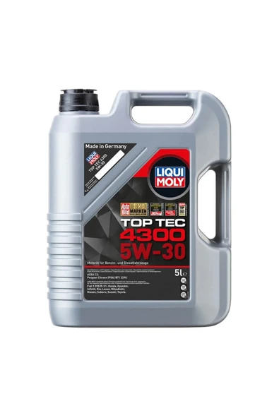 Liqui Moly Top Tec 4300 5w-30 Motor Yağı 5 L 04/2025 Üretim ürün görseli 1
