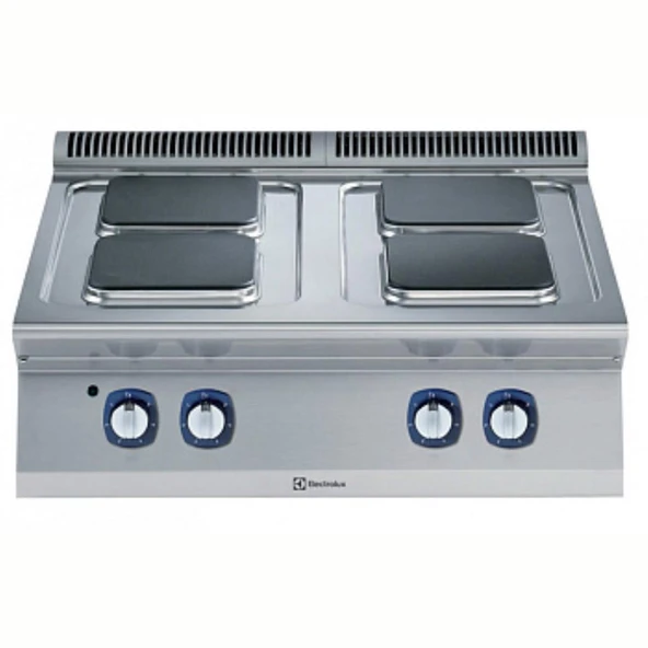 Electrolux Professional Endüstriyel 4 Kare Pleytli Set Üstü Elektrikli Ocak, Her Ocak 2,6 Kw, Derinlik 730 Mm - 800 Mm E7ECEH4Q00 ürün görseli 1