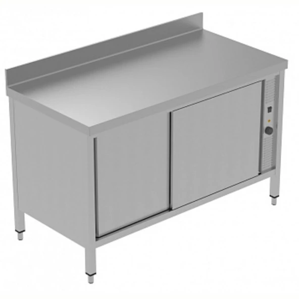 Electrolux Professional Sıcaklık Dolabı, 1 Ara Raf Ve 2 Kayar Kapılı, Fanlı Isıtma, Sırtlı - 1400 Mm, Plus GTC1410E ürün görseli 1