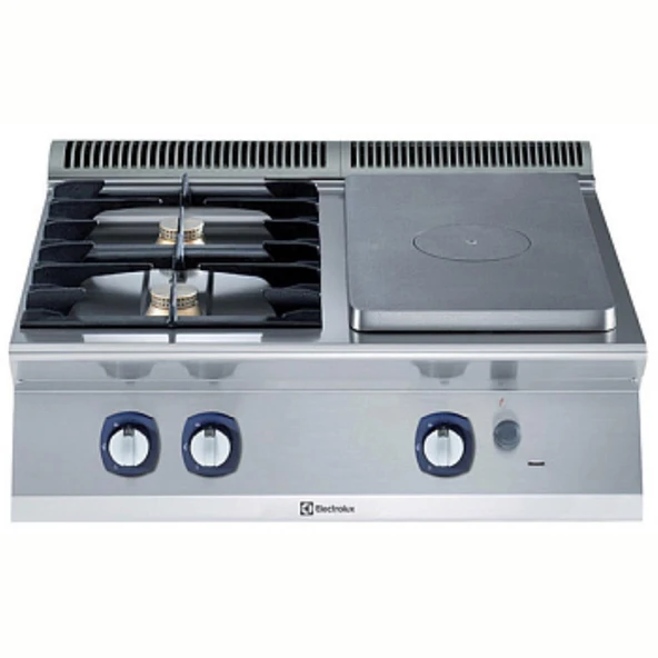 Electrolux Professional Ateşli Ocak, Her Brulör 5,5 Kw, Derinlik 730 Mm - 800 Mm E7STGH3000 ürün görseli 1