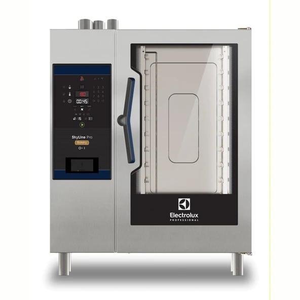 Electrolux Professional ECOG101C3G3B Skylıne Pro Oven 8 600x400mm - Gas - 3-glass - Bakery ,227937 ürün görseli 1