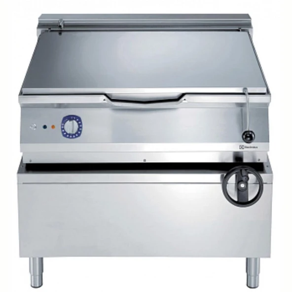 Electrolux Professional 80 Lt Elektrikli Devrilir Tava, Duomat Pişirme Yüzeyi, Musluklu, Termostatik Kontrol - 800 Mm E9BREHDOF0 ürün görseli 1