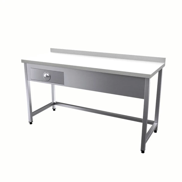 Vital  VCT-PC-166 Çalışma Tezgahı Polietilen Tablalı Çekmeceli ürün görseli 1