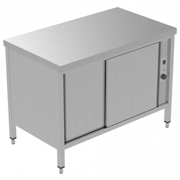 Electrolux Professional Sıcaklık Dolabı, 1 Ara Raf Ve 2 Kayar Kapılı, Fanlı Isıtma, Sırtsız - 1200 Mm, Plus GTC1200E ürün görseli 1