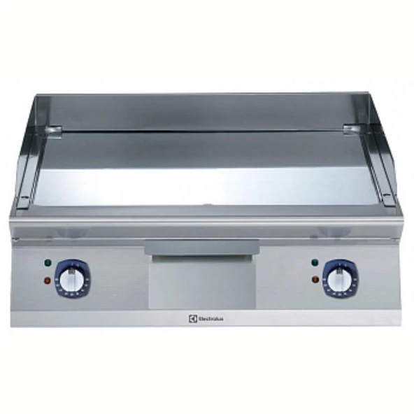Electrolux Professional Endüstriyel Elektrikli Set Üstü Izgara, Düz Krom Pleytli, Eğimli Tablalı, Termostatik Kontrol, Demonte Sırtlık Ve Spatula, Derinlik 730 Mm - 800 Mm E7FTEHCSI0 ürün görseli 1