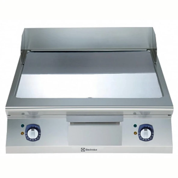 Electrolux Professional Elektrikli Set Üstü Izgara, Düz Krom Pleytli, Eğimli Tablalı, Termostatik Kontrol, Demonte Sırtlık Ve Spatula - 800 Mm E9FTEHCS00 ürün görseli 1