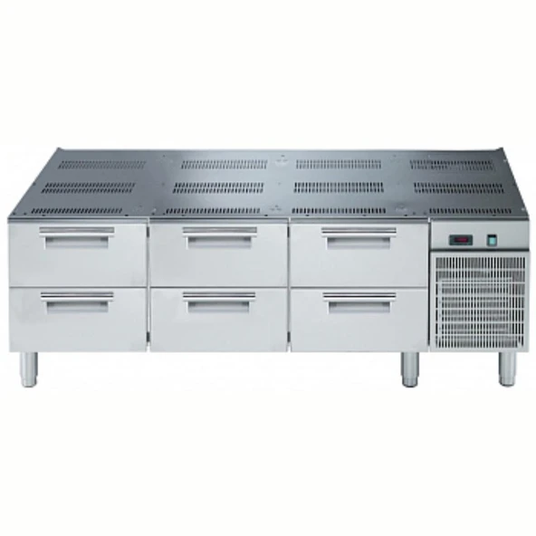 Electrolux Professional Soğutmalı Cihaz Altı Tezgah, 6 Çekmeceli, - 2/+10°c, Defrost Yoğunluğunun Otomatik Buharlaşması -r290 E7TTBECOMKN ürün görseli 1