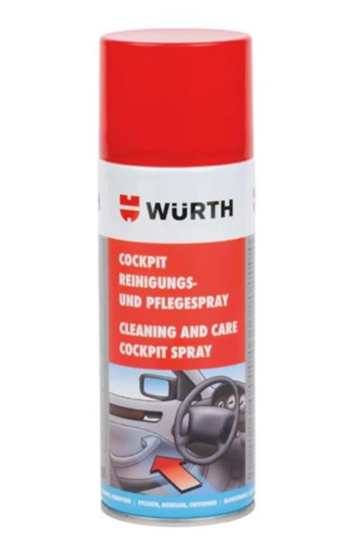 Würth Kokpit temizleme-bakım spreyi 400ml (08902221 028 24) ürün görseli 1