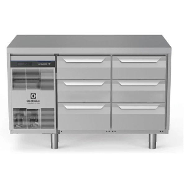 Electrolux Professional Tezgah Tipi Derin Dondurucu, 6x1/3 Çekmeceli, 290 Litre, -22°/-15°c, Aısı 304, R290 EH2KBCC ürün görseli 1