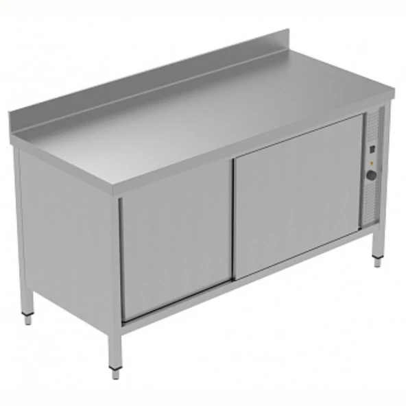 Electrolux Professional Sıcaklık Dolabı, 1 Ara Raf Ve 2 Kayar Kapılı, Fanlı Isıtma, Sırtlı - 1600 Mm, Plus GTC1610E ürün görseli 1