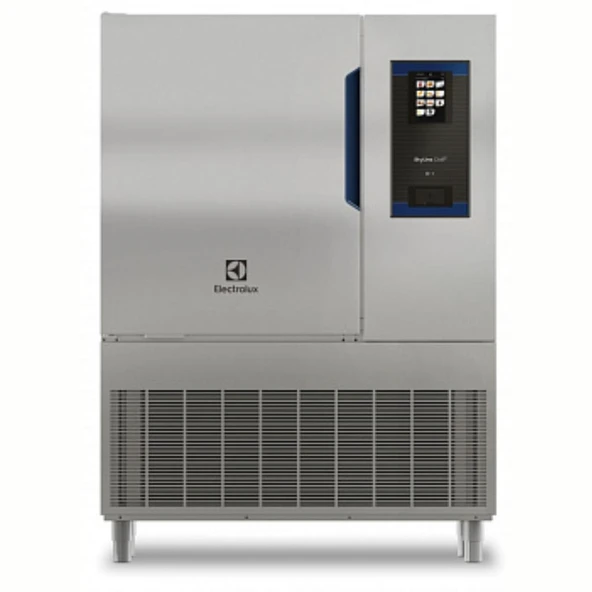 Electrolux Professional Skyline Chills Şok Soğutucu Dondurucu 100/70kg, 10 Gn 2/1 Veya 600x400mm (29 Seviye, Tepsi Araları 30mm), Dokunmatik Ekran Kontrollü EBFA12E ürün görseli 1