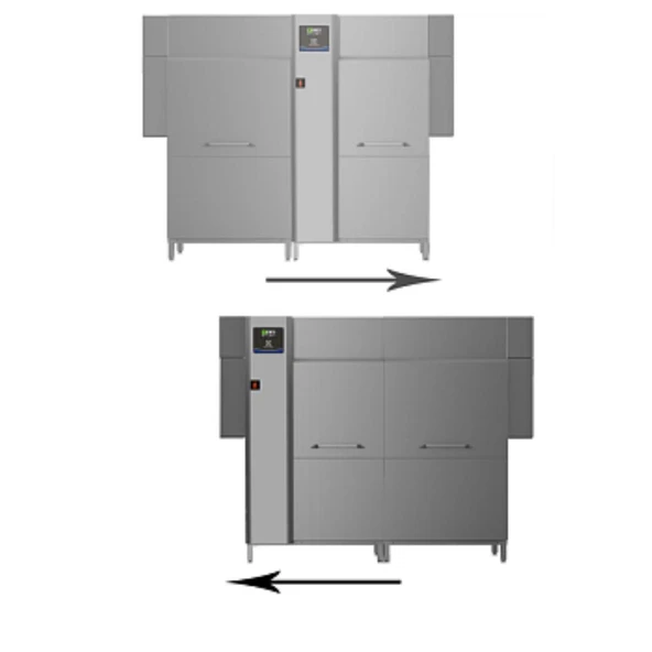 Electrolux Professional Çift Durulamalı Konveyörlü Bulaşık Makinesi 250 Sepet/saat EDR250EL5V ürün görseli 1