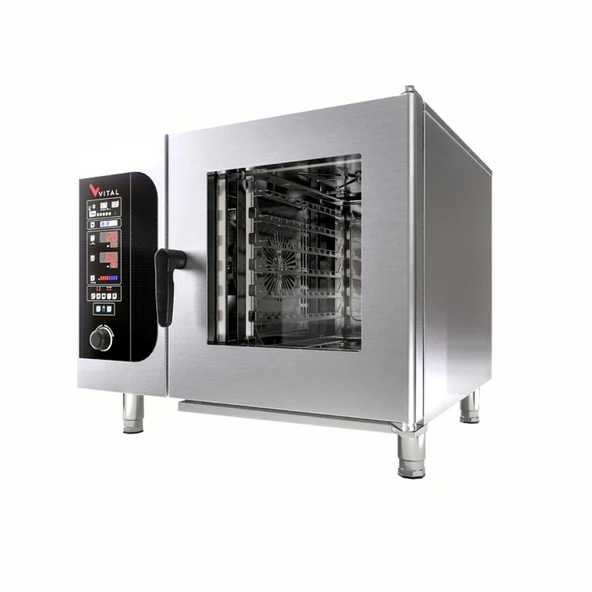 Vital  PRIME061EW VITAL PRIME061EW GAZLI ELEKTRİKLİ KONVEKSİYONLU OTOMATİK YIKAMALI FIRIN ürün görseli 1
