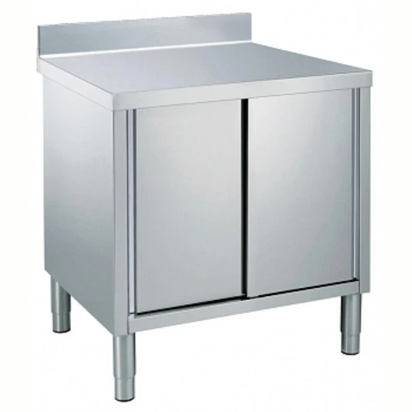 Electrolux Professional Dolaplı Çalışma Tezgahı, 100 Mm Sırtlı - 1000 Mm MS1017N ürün görseli 1