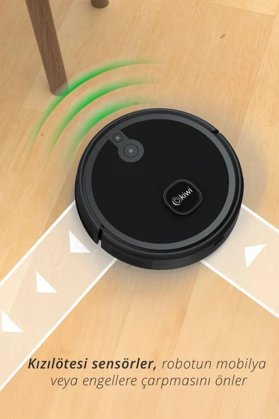Kiwi KVC-4091 Akıllı Robot Süpürge - Resim 3