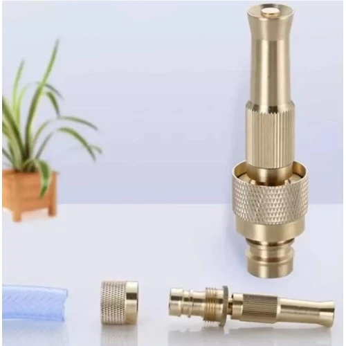 AYARLANABILIR BASINÇLI HORTUM BAŞLIĞI GOLD - Resim 4