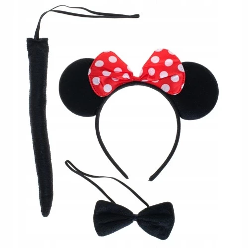 Minnie Mouse Taç Kuyruk Papyon Gösteri Seti - Resim 2