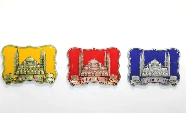 Yöresel Sultanahmet Magnet Kare Tasarım ürün görseli 1