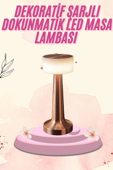 Dekoratif Masa Lambası Dokunmatik Renk Değiştirebilen Gece Lambası ürün görseli 1
