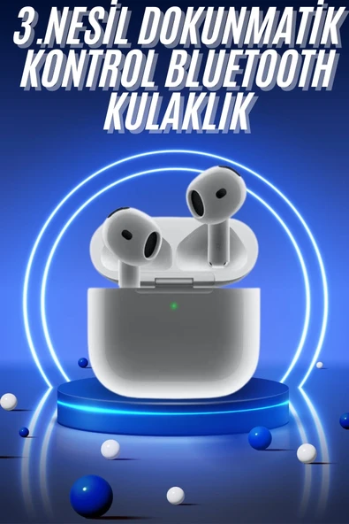 Yeni Nesil Kulak İçi Bluetooth Kulaklık Kablosuz Sesli Asistan ürün görseli 1