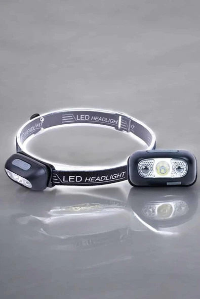 Kamp Lambası Led Işık Kafa Lambası Balıkçı Lambası Ayarlanabilir - Resim 5