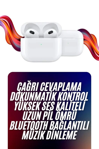 Yeni Nesil Kulak İçi Bluetooth Kulaklık Kablosuz Sesli Asistan ürün görseli 1