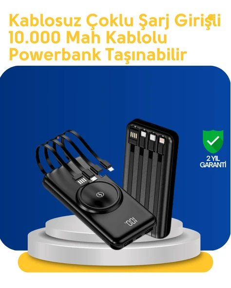 Akıllı Koruma Sistemli Powerbank – Hızlı, Güvenli ve Modern ürün görseli 1