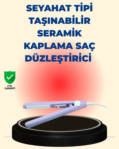 2’si 1 Arada Saç Düzleştirici ve Bukle Maşası – Düz ve Kıvırcık Saçlara Uygun Çok Yönlü Kullanım ürün görseli 1