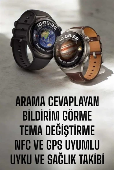 Akıllı Saat Sesli Görüşme, NFC Uyumlu, Bildirim Görme ve Uyku ve Sağlık Takibi ürün görseli 1