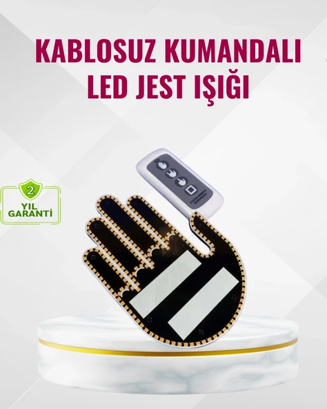 Naylon Bantlı Kolay Montajlı Araç Jest Işığı ürün görseli 1