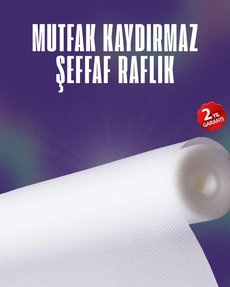 Su geçirmez kaydırmaz raflık ve çekmece astarı 3 metre ürün görseli 1