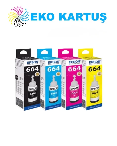 Epson T664 Takım Kutulu Mürekkep ürün görseli 1