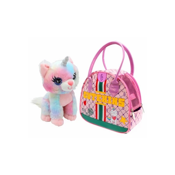 Cutekins Peluş Caticorn Posh Taşıma Çantalı ürün görseli 1